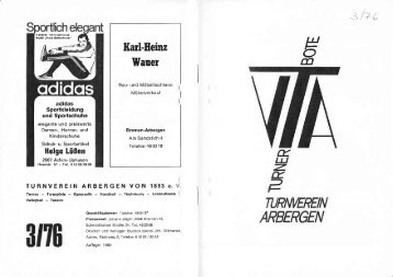 Turnerbote 1976 Ausgabe 3.pdf - TV Arbergen von 1893 eV