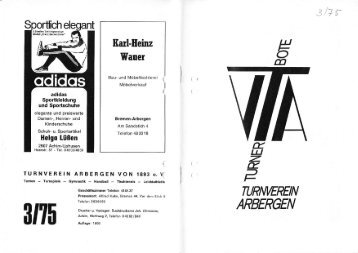 Turnerbote 1975 Ausgabe 3.pdf - TV Arbergen von 1893 eV