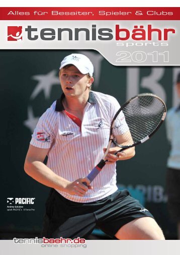 Der neue Tennisbähr-Katalog 2011