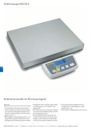 Datenblatt - Kletzl Waagen GmbH
