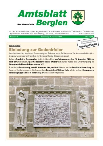 Amtsblatt Berglen