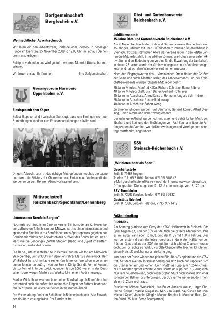 Amtsblatt Berglen