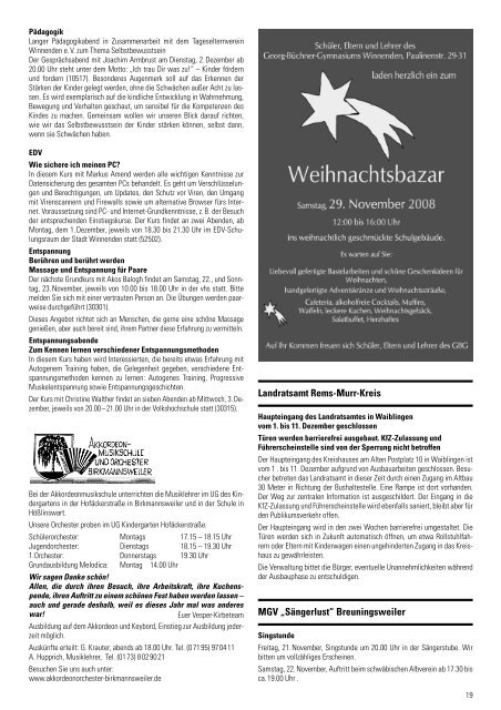 Amtsblatt Berglen