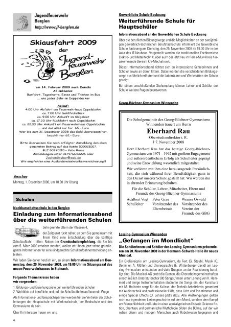 Amtsblatt Berglen