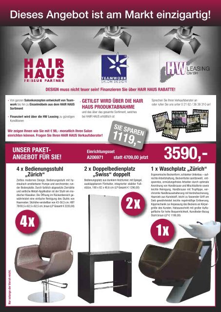Monatsangebote - Hair Haus Outlet Store - powered by HS HairGroup