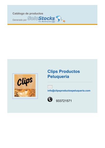 Clips Productos Peluqueria