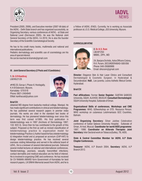 Vol 8 - Issue 2 (pdf) - Indian Association of Dermatologists ...