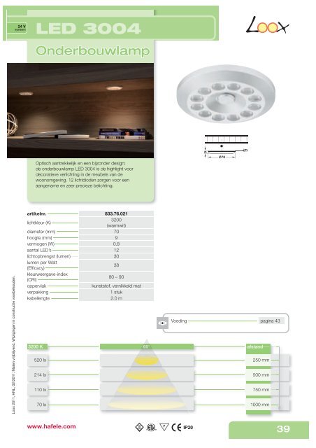 Verlichtingssysteem - Häfele e@sy link Online Catalogue