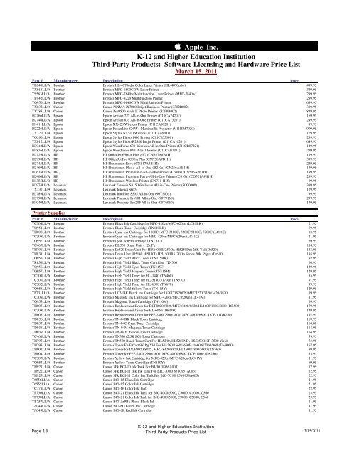 3.15.11v2HiED K12 3PP Price List - Apple