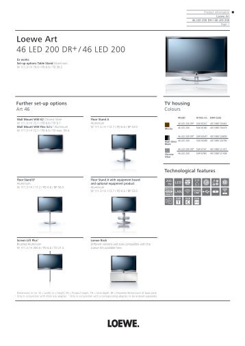 Loewe Art 46 LED 200 DR+ / 46 LED 200