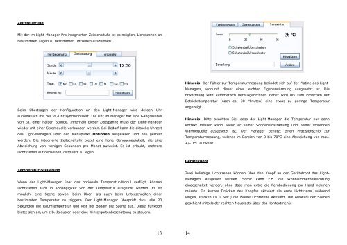 Light-Manager Pro Bedienungsanleitung