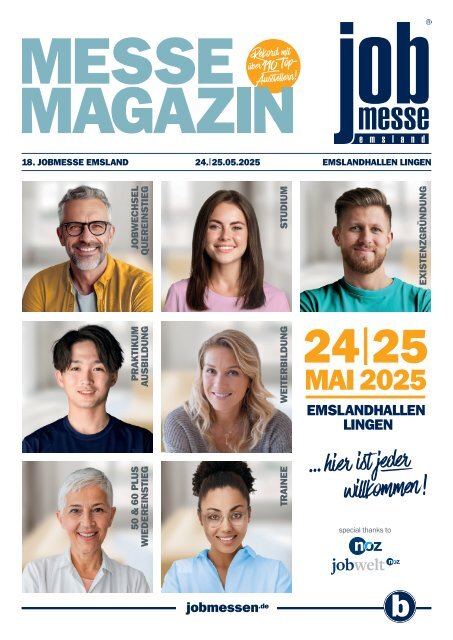 Das MesseMagazin der jobmesse emsland 2025