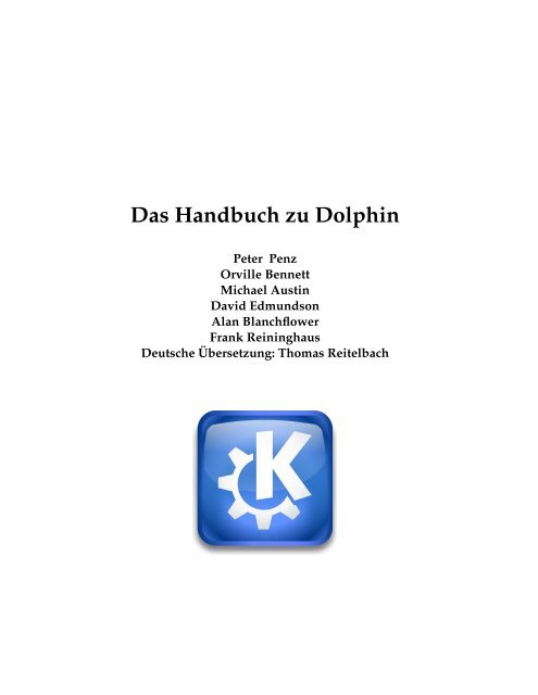 Das Handbuch zu Dolphin - KDE Documentation