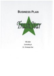 Businessplan TrashStar