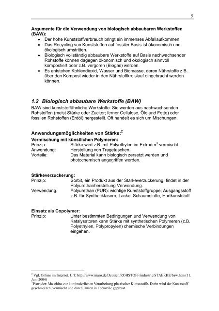 Biologisch abbaubare Werkstoffe (pdf)