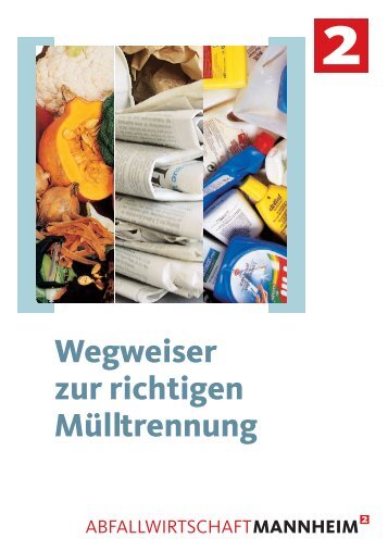 Wegweiser zur richtigen Mülltrennung