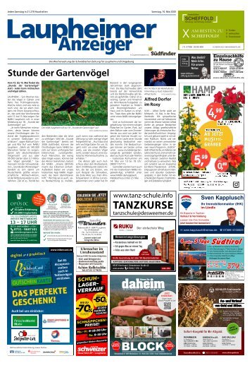 10.05.2025 Laupheimer Anzeiger