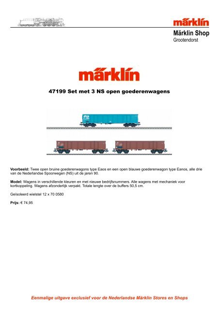 Märklin Shop - Grootendorst