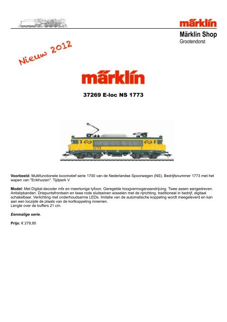 Märklin Shop - Grootendorst