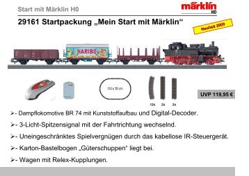 29161 Startpackung „Mein Start mit Märklin“ - ComboiosElectricos.com