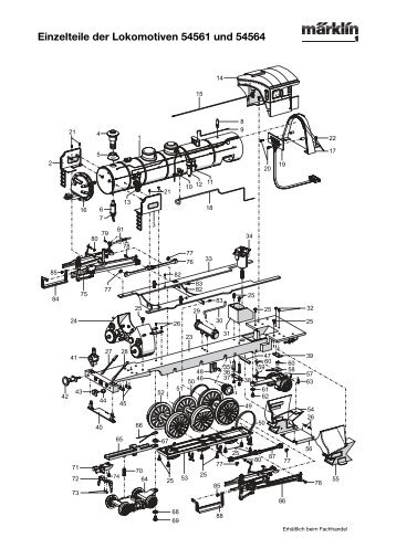 Einzelteile der Lokomotiven 54561 und 54564 - Spur-1-Freunde ...
