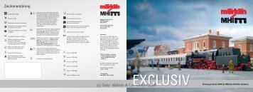 Zeichenerklärung (c) Gebr. Märklin & Cie. GmbH ... - Gotthard Trens
