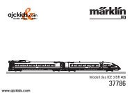 Modell des ICE 3 BR 406 - AJCKIDS.com