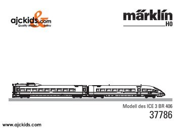 Modell des ICE 3 BR 406 - AJCKIDS.com