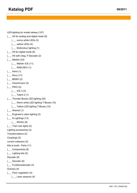 Katalog PDF - JORNS-Modellbeleuchtung