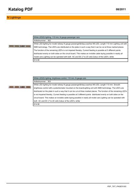 Katalog PDF - JORNS-Modellbeleuchtung