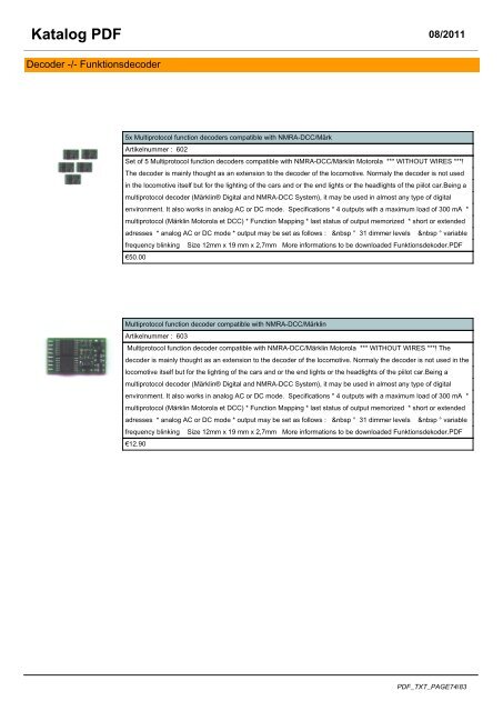 Katalog PDF - JORNS-Modellbeleuchtung