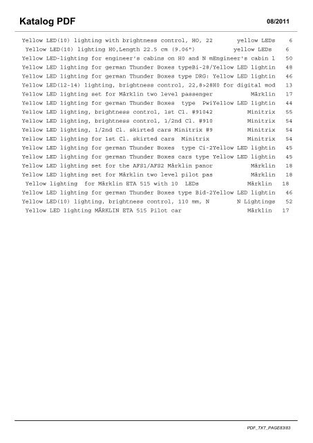 Katalog PDF - JORNS-Modellbeleuchtung