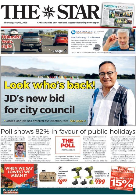 The Star: May 15, 2025