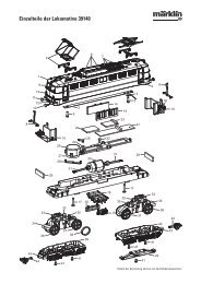 märklin 39140 Elektrolok E40 Explosionszeichnung zur ...
