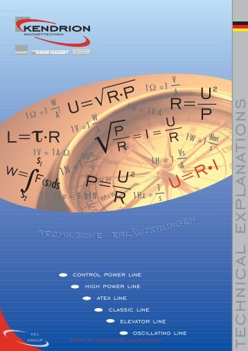 Download: Tech. Erläuterungen - Kendrion Binder