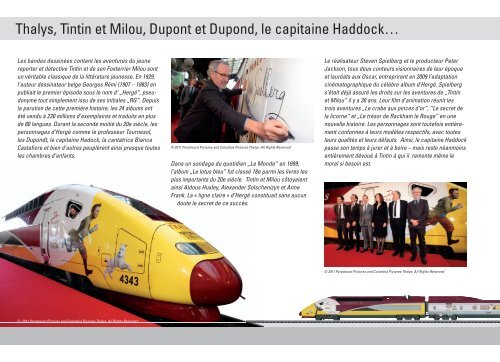 31. 7. 2012 Train spécial THALYS Tintin et Milou - Märklin