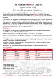 The Auckland Märklin Club Inc - The Auckland Marklin Club Inc