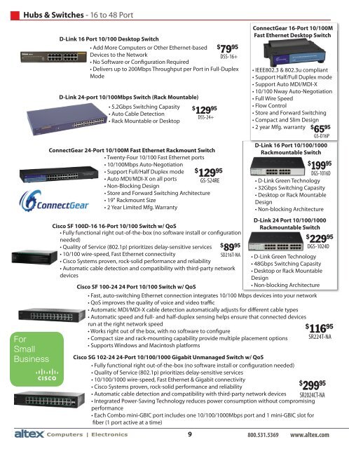 NETWORKING CATALOG - Altex Computers & Electronics