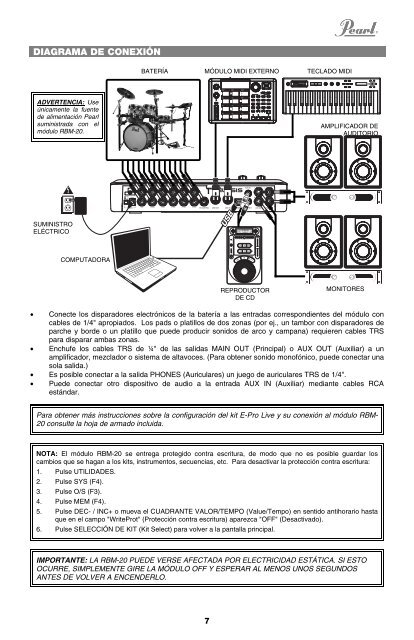 RBM-20 Module - Quickstart Guide - v1.2 - Pearl Music Europe