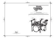 e-Pro Live Assembly Manual - Pearl Music Europe