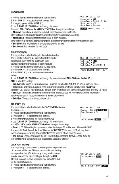 Pearl Redbox RBM 20 Module Owner's Manual v