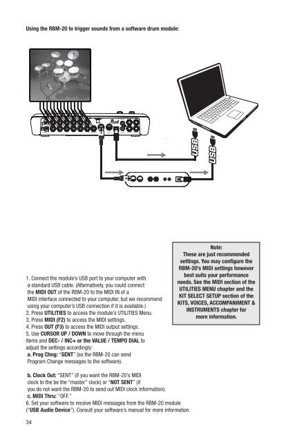 Pearl Redbox RBM 20 Module Owner's Manual v