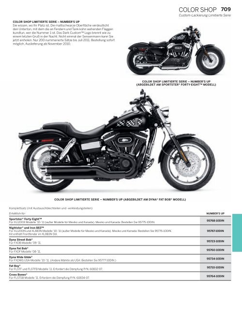 LACK UND VERKLEIDUNGSTEILE - Harley-Davidson und Buell Erfurt