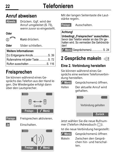 Einstellungen - Altehandys.de