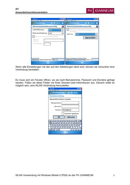 WLAN Verwendung mit Windows Mobile 5 (PDA ... - Android-Hilfe.de