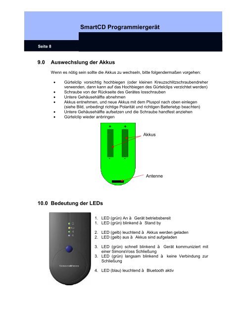 SmartCD Programmiergerät - Simons-Voss