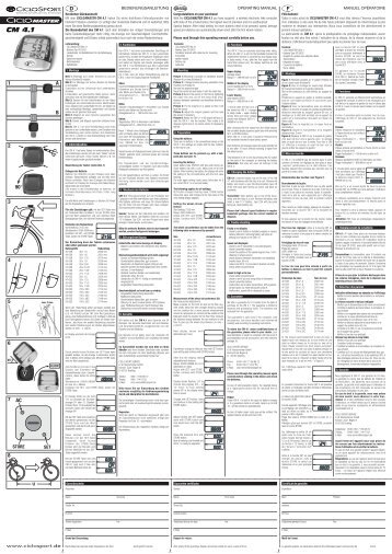 7 AC 8 B CM 4.1 - Ciclosport