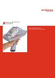 X-MET 3000TX - PMI - TCR Engineering Services