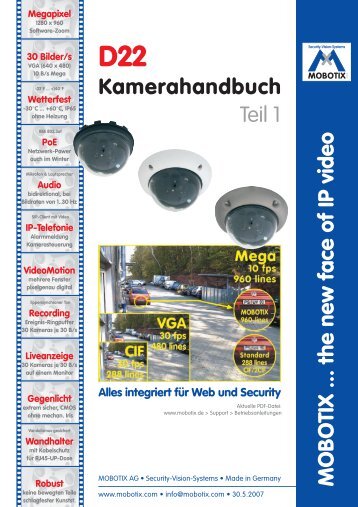 D22M Kamerahandbuch Teil 1 - Repro Schicker AG