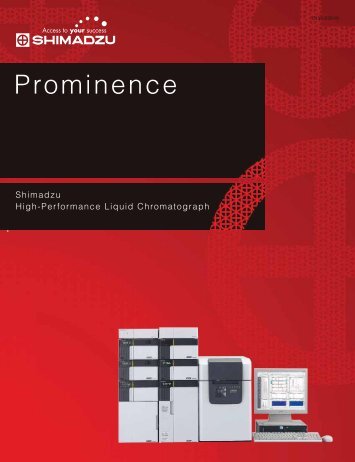 Prominence - Shimadzu Scientific Instruments